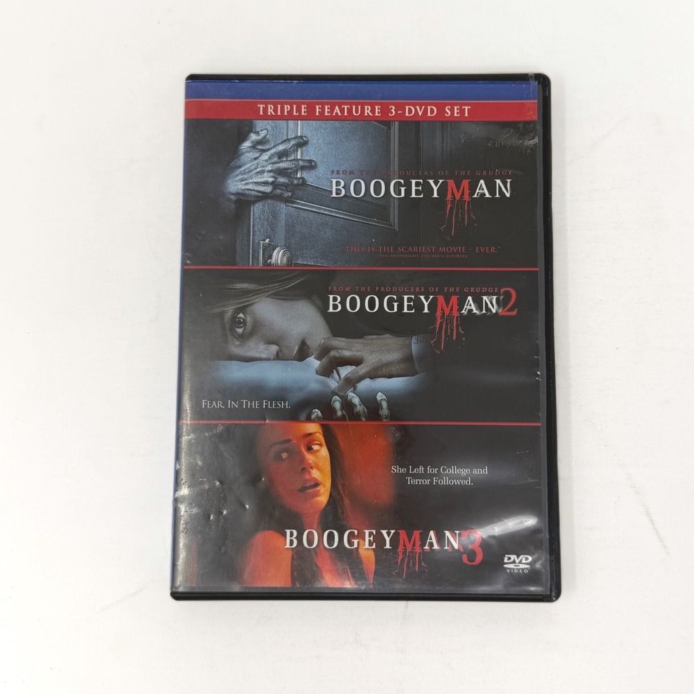 Boogeyman 1 2 3 Triple Feature DVD Set Horror Trilogy Unrated 3 Disc